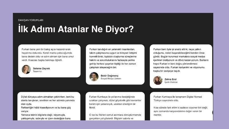 Dijital Portföy ve Referans Sistemleri